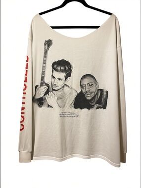 RARE 2017 Dave Chappelle & John Mayer "Controlled Danger" SF Tour Shirt XL
